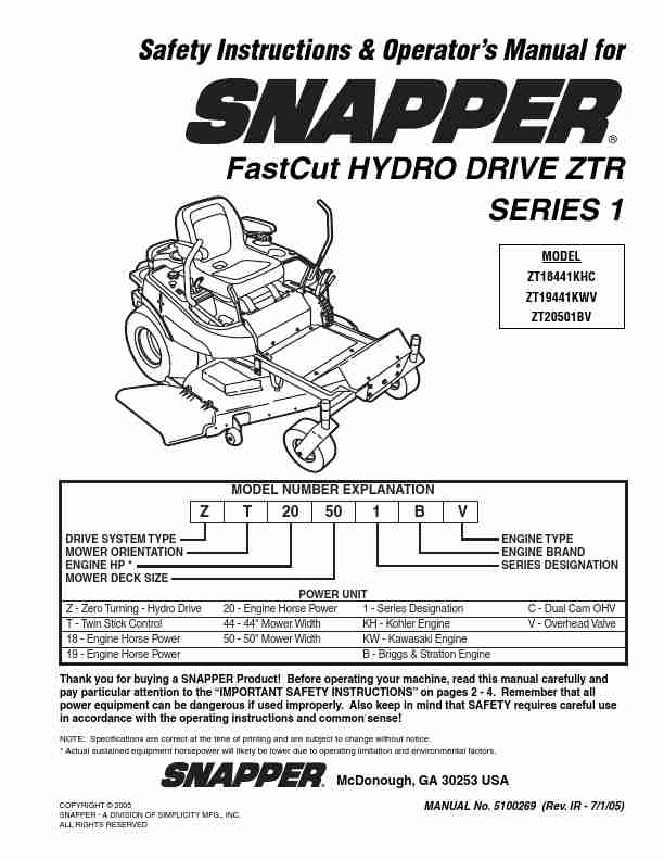 Snapper Lawn Mower ZT18441KHC-page_pdf
